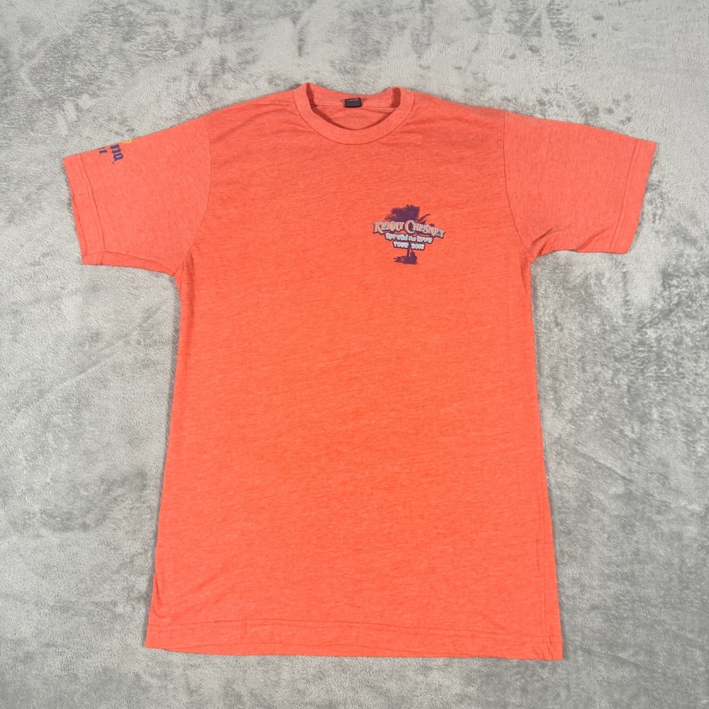 Tultex Mens M T-Shirt Kenny Chesney Spread the Love Tour 2016 Orange Heathered